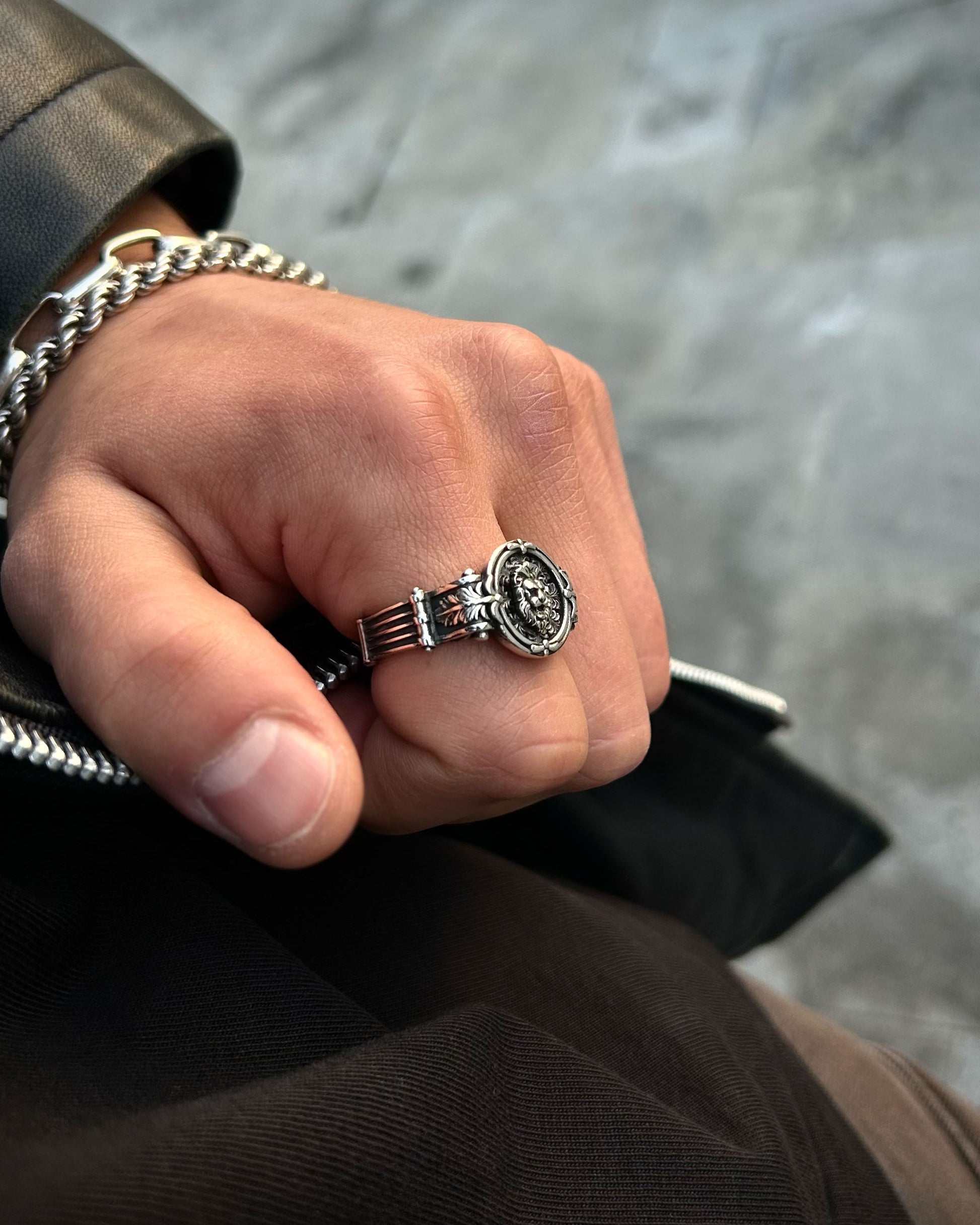 Minimal Aslan Yüzük – 925 Ayar Gümüş-Yüzük-Osiris Jewelry