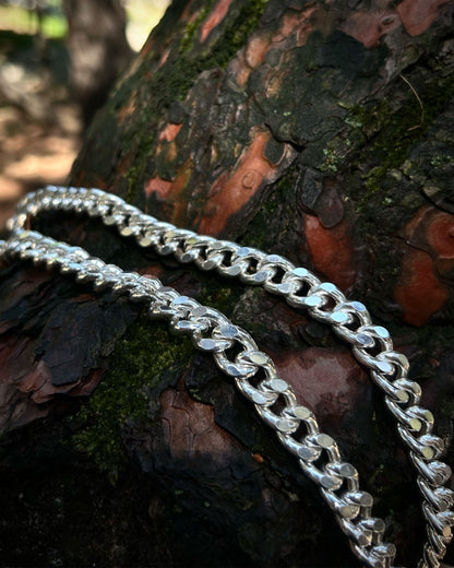 Kalın Cuban Zincir Kolye (Hollow) – 925 Ayar Gümüş