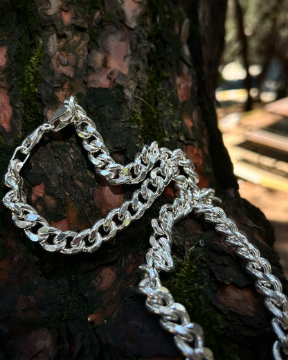 Kalın Cuban Zincir Kolye (Hollow) – 925 Ayar Gümüş