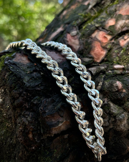Kalın Cuban Zincir Kolye (Hollow) – 925 Ayar Gümüş