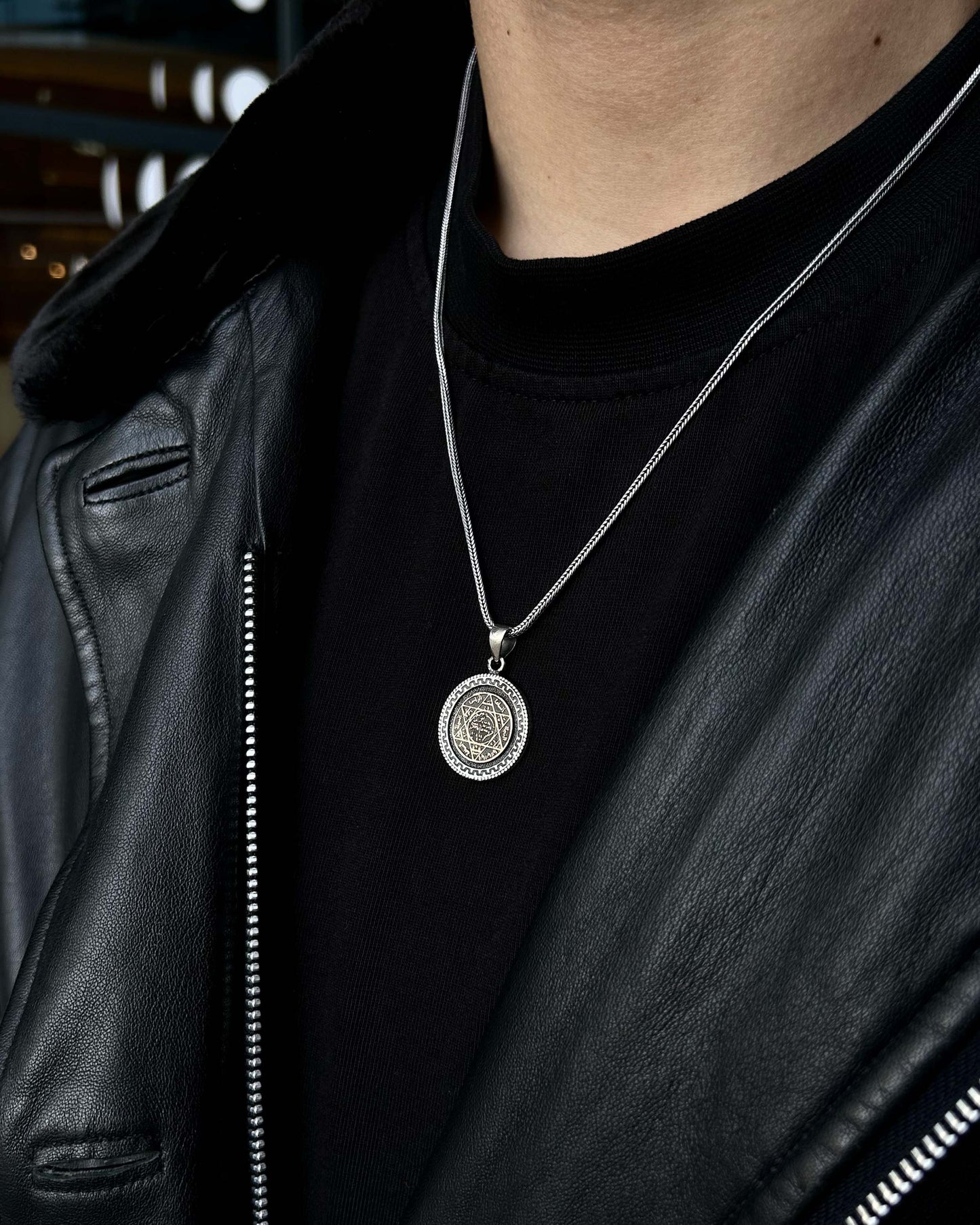 Süleyman Mührü Tılsım Kolye – 925 Ayar Gümüş-Kolye-Osiris Jewelry