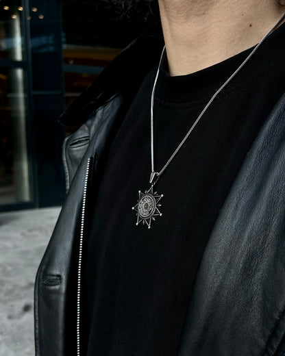 Büyük Süleyman Mührü Yıldız Kolye – 925 Ayar Gümüş