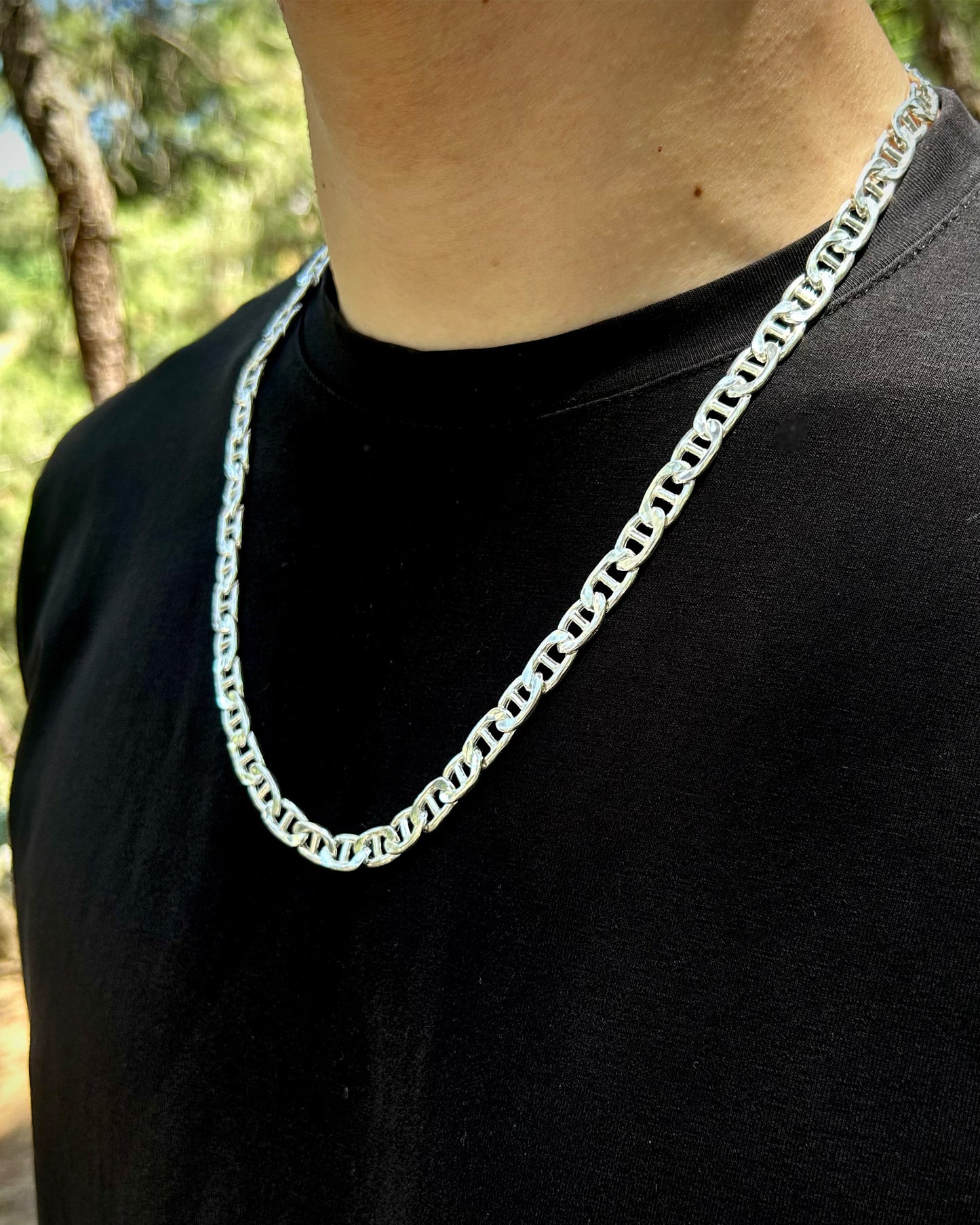 Denizci Zincir Kolye (Hollow) – 925 Ayar Gümüş