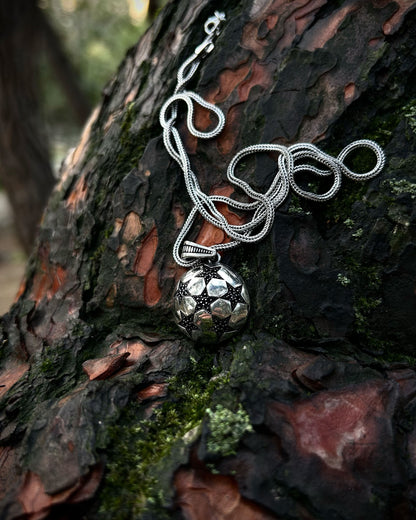 Şampiyonlar Ligi Topu Kolye – 925 Ayar Gümüş