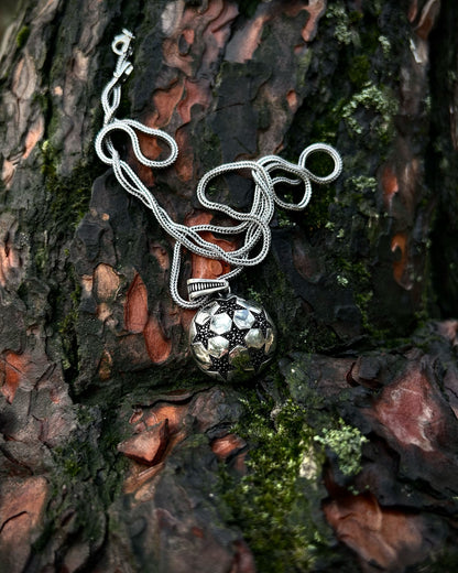 Şampiyonlar Ligi Topu Kolye – 925 Ayar Gümüş