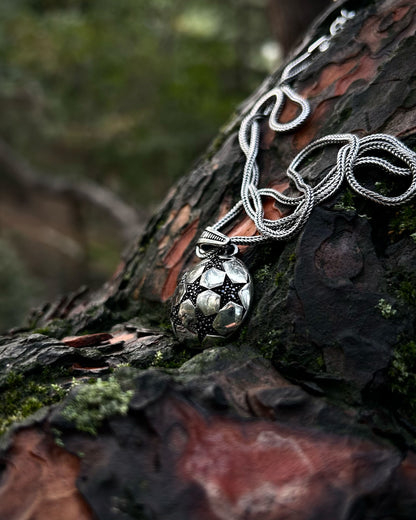 Şampiyonlar Ligi Topu Kolye – 925 Ayar Gümüş