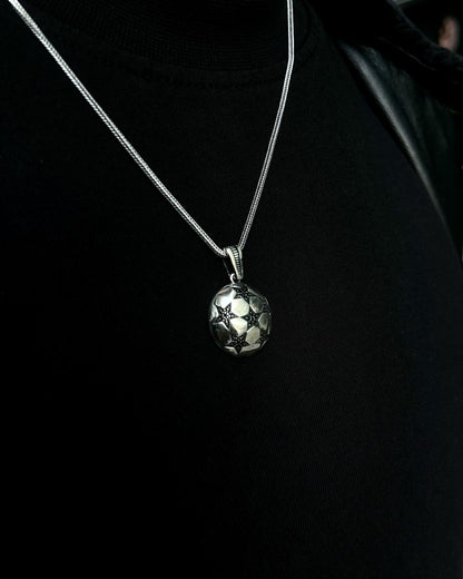 Şampiyonlar Ligi Topu Kolye – 925 Ayar Gümüş