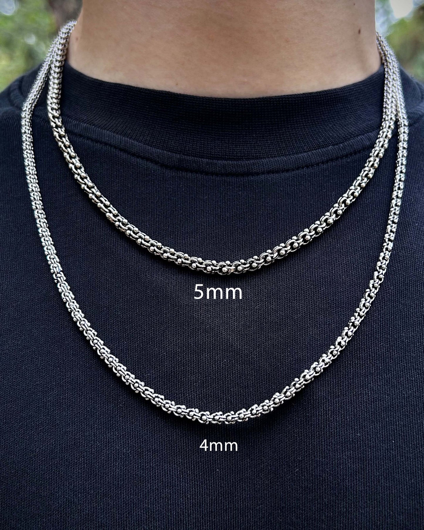 Top Zincir Kolye – 925 Ayar Gümüş-Osiris Jewelry