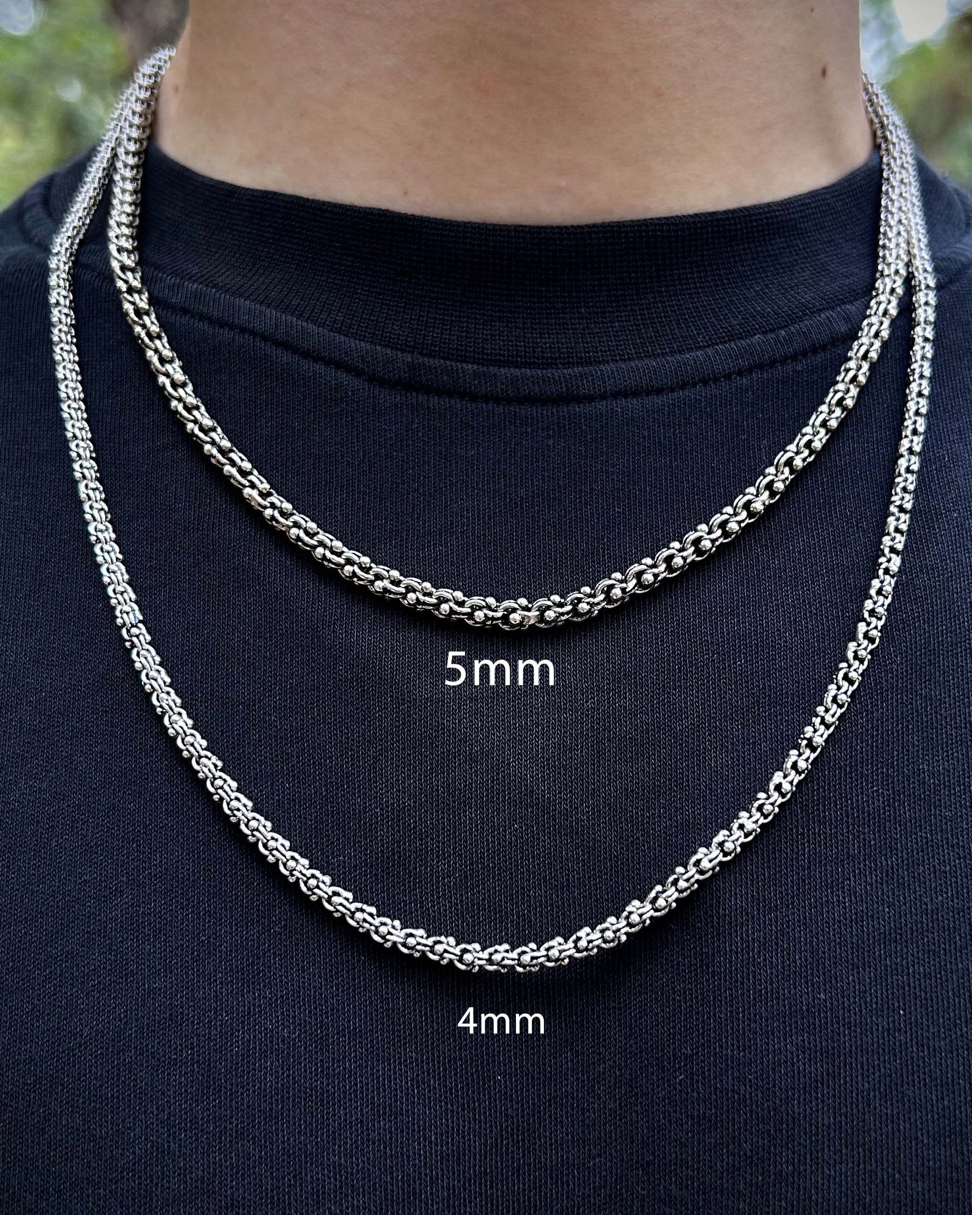 Top Zincir Kolye – 925 Ayar Gümüş-Osiris Jewelry