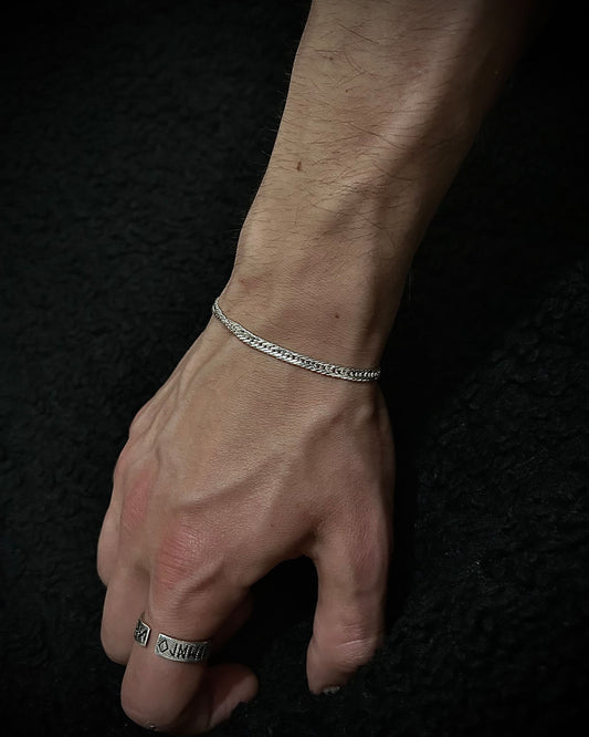 Minimal Zincir Bileklik - 925 Ayar Gümüş