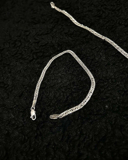 Minimal Zincir Bileklik - 925 Ayar Gümüş