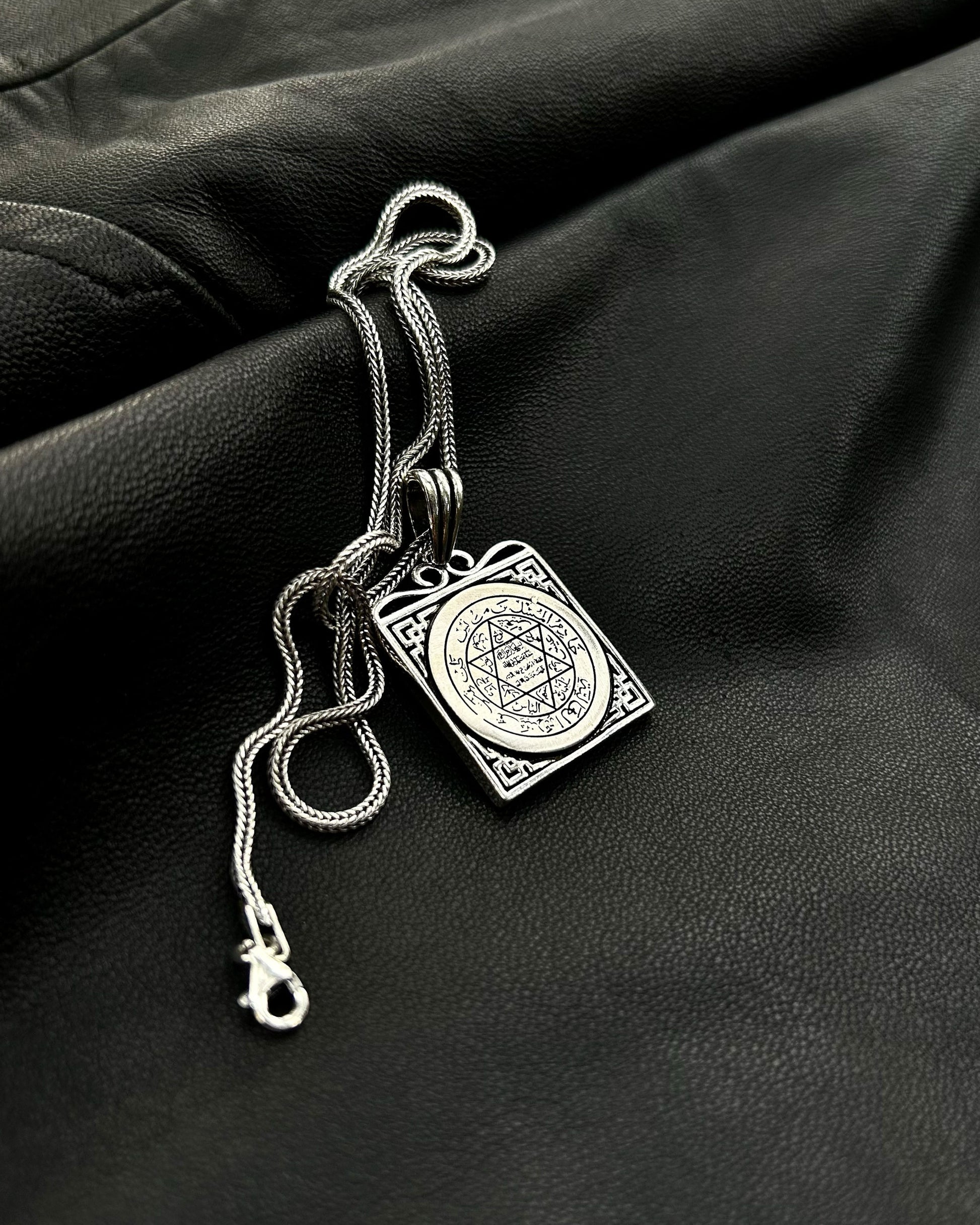 Kare Süleyman Mührü Kolye – 925 Ayar Gümüş-Kolye-Osiris Jewelry