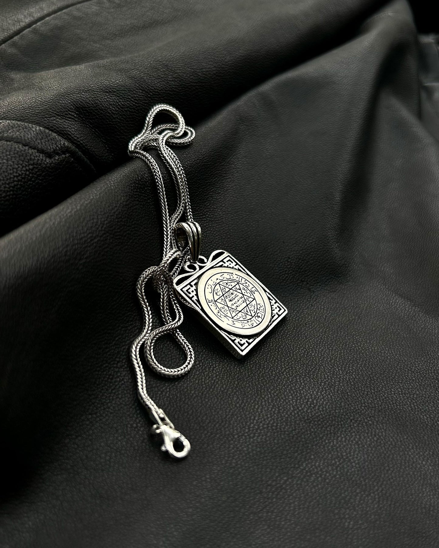 Kare Süleyman Mührü Kolye – 925 Ayar Gümüş-Kolye-Osiris Jewelry