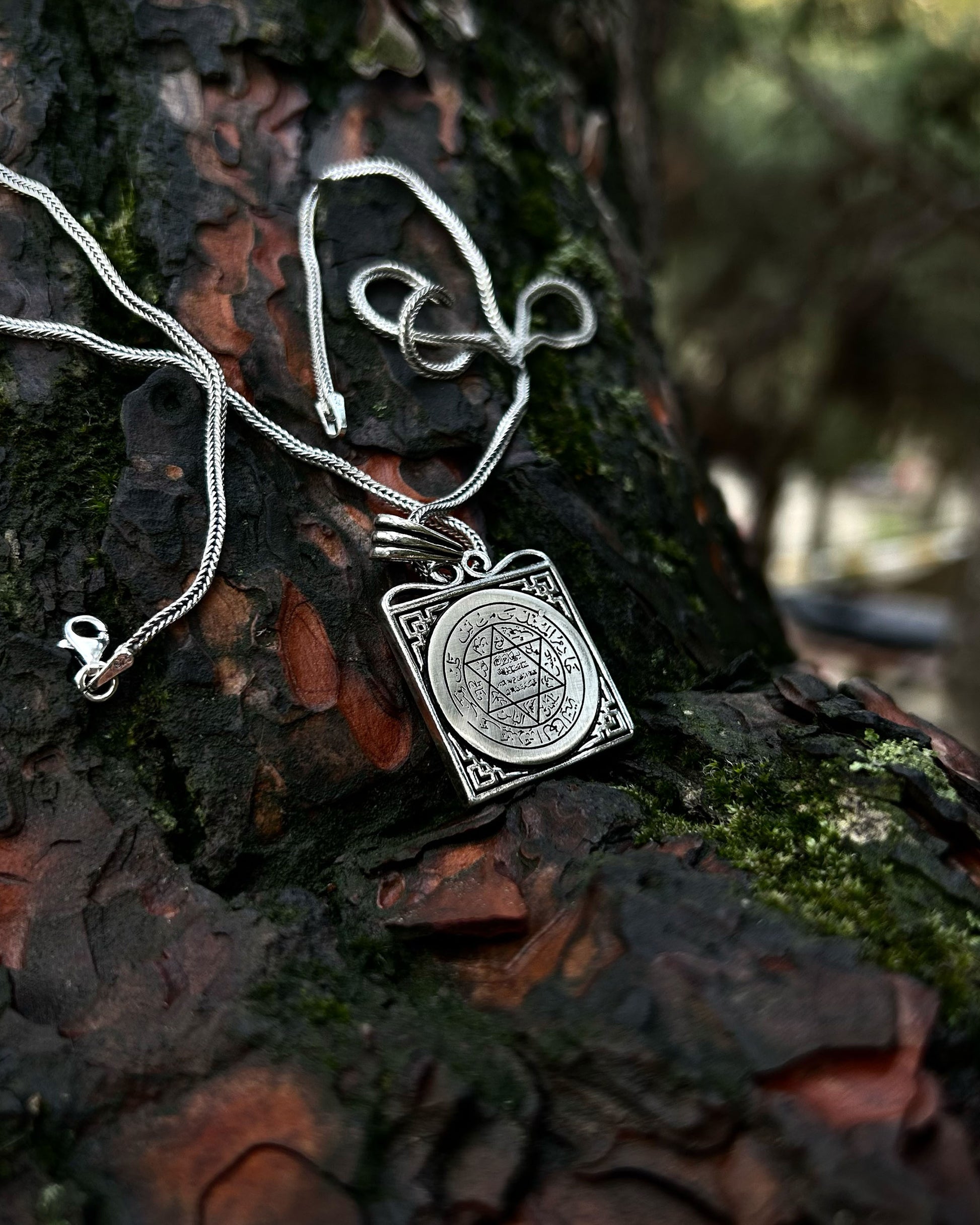 Kare Süleyman Mührü Kolye – 925 Ayar Gümüş-Kolye-Osiris Jewelry