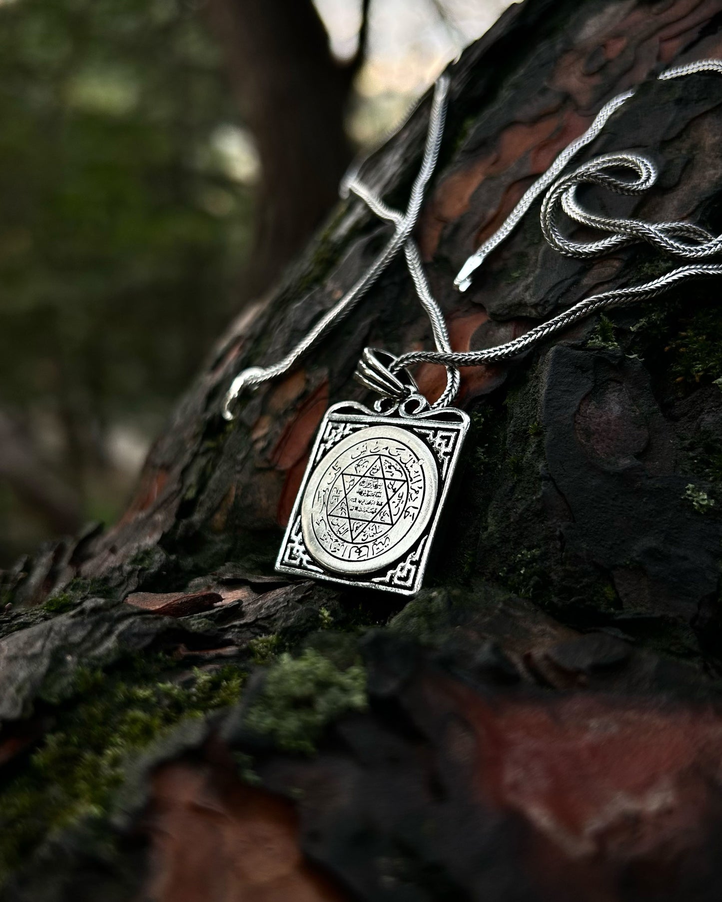 Kare Süleyman Mührü Kolye – 925 Ayar Gümüş-Kolye-Osiris Jewelry