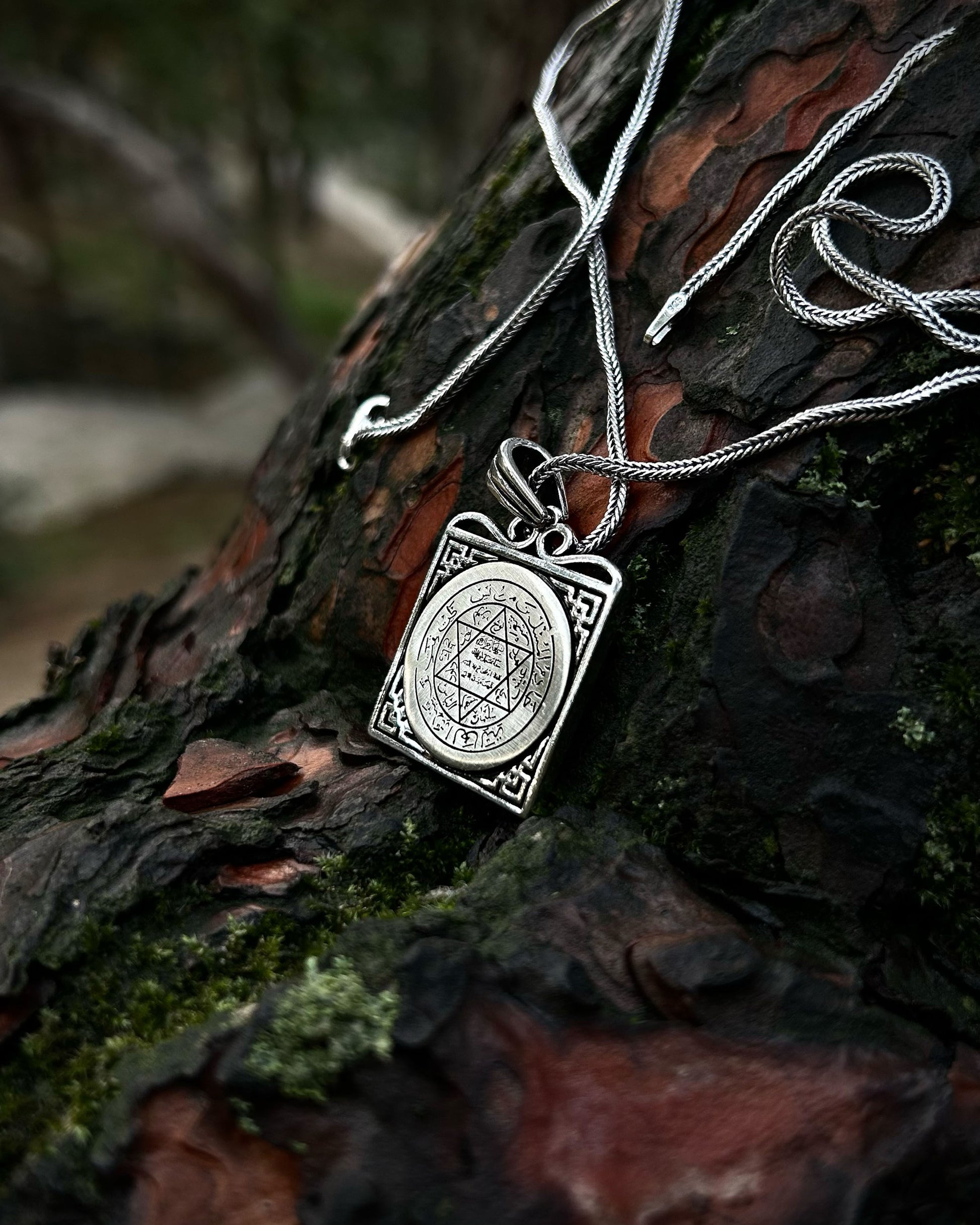 Kare Süleyman Mührü Kolye – 925 Ayar Gümüş-Kolye-Osiris Jewelry