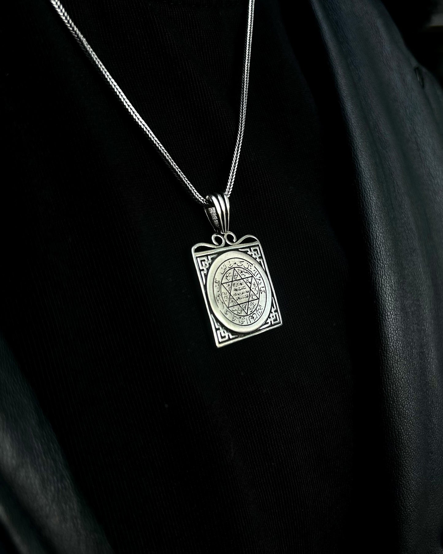 Kare Süleyman Mührü Kolye – 925 Ayar Gümüş-Kolye-Osiris Jewelry