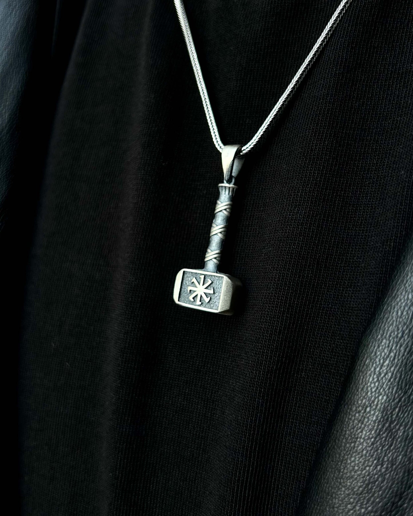 Thor'un Çekici Mjölnir Kolye – 925 Ayar Gümüş-Kolye-Osiris Jewelry