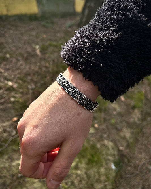 El Örmesi Kelepçe Bilezik – Ayarlanabilir 925 Ayar Gümüş-Osiris Jewelry