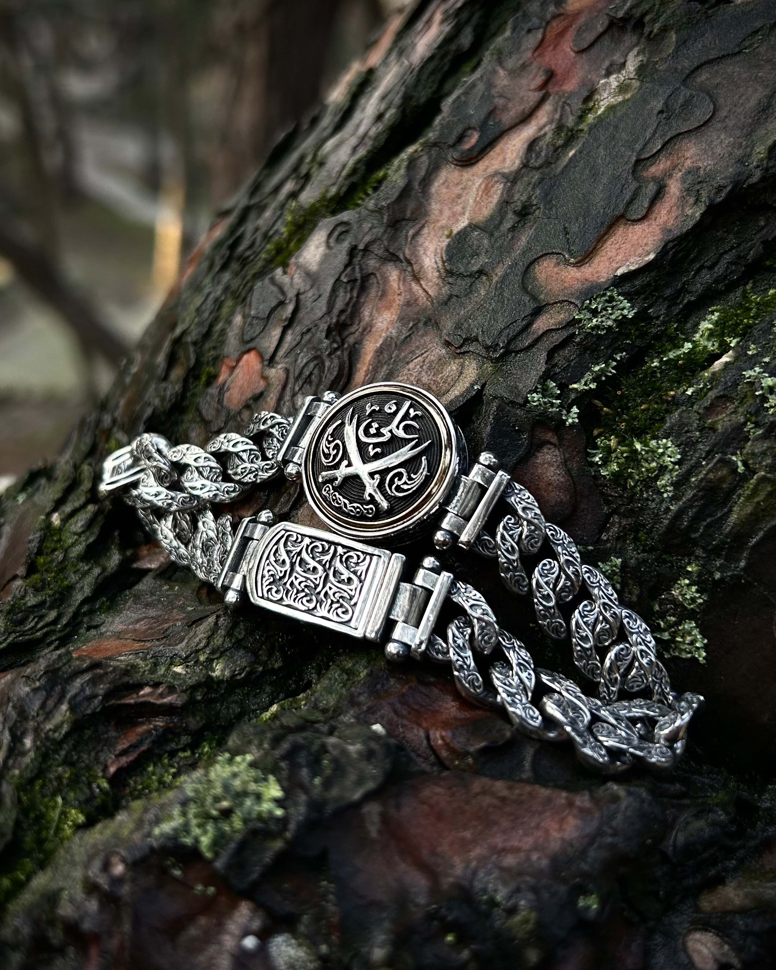 Zulfiqar Zincir Bileklik – 925 Ayar Gümüş-Osiris Jewelry