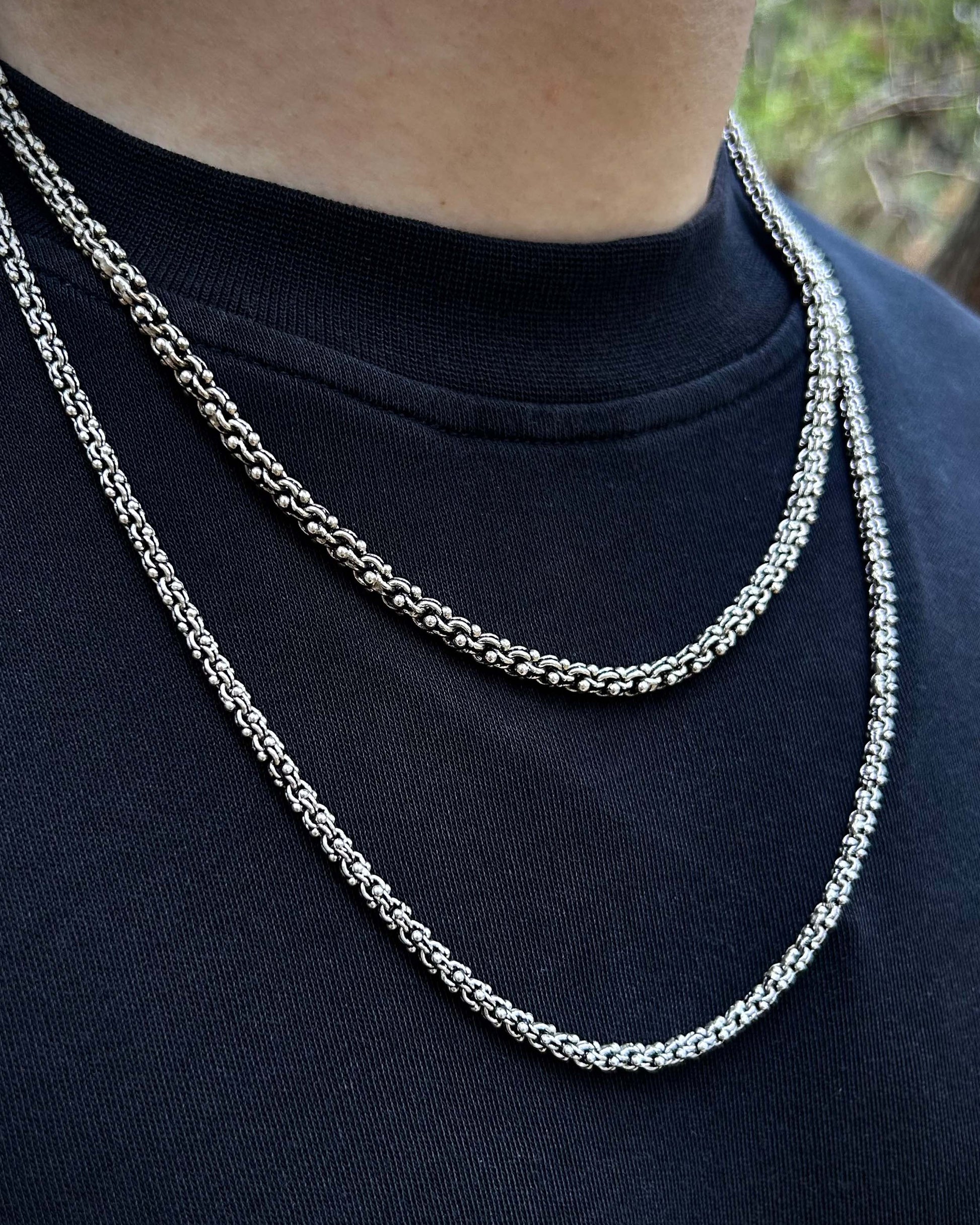 Top Zincir Kolye – 925 Ayar Gümüş-Osiris Jewelry