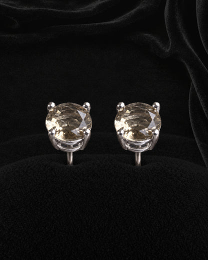 Zultanite (Diaspore) Erkek Küpe 6 mm, 925 ayar gümüş; stüdyo ürün görünümü