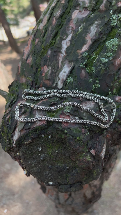 Collier à chaîne à billes – Argent sterling 925