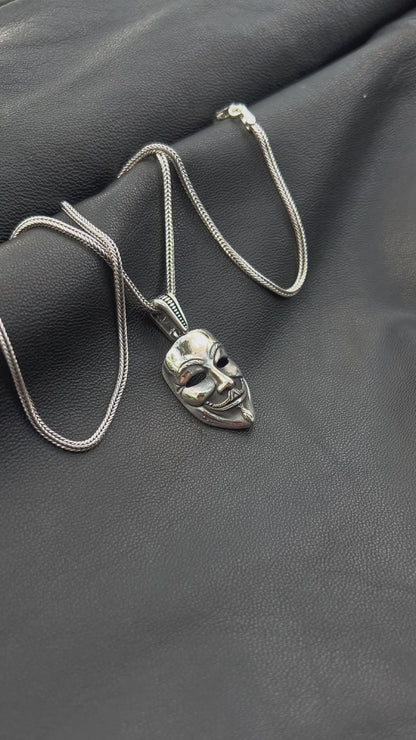 V For Vandetta Kolye – 925 Ayar Gümüş