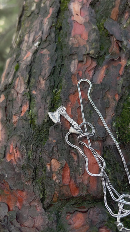 Viking Balta Kolye – 925 Ayar Gümüş