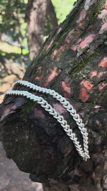 Kalın Cuban Zincir Kolye (Hollow) – 925 Ayar Gümüş