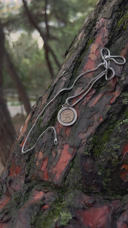 Süleyman Mührü Tılsım Kolye – 925 Ayar Gümüş