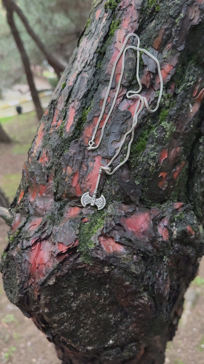 Battle Axe Pendant – 925 Sterling Silver